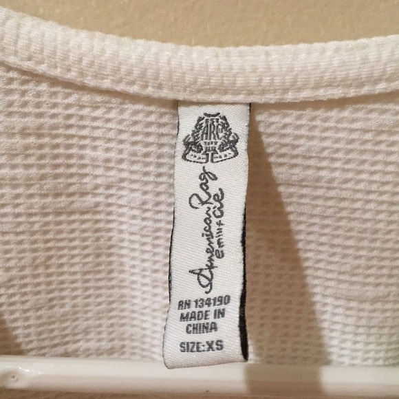 3 for $30 American rag coquette ruffel blouse - Picture 3 of 6